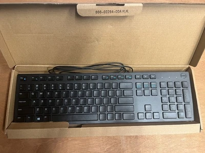 NEW Dell Slim Keyboard KB216t, wired USB - Image 1 of 2