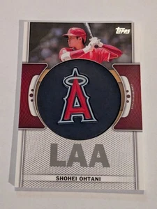 2023 Topps Series 1 Team Logo Commemorative Patch Shohei Ohtani #TLP-SO - Imagen 1 de 8