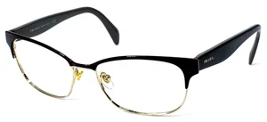 PRADA VPR65R DHO-1O1 Italy Dunkelbraun/Gold Grau Brille Brillengestell 53-16-140 - Bild 1 von 11