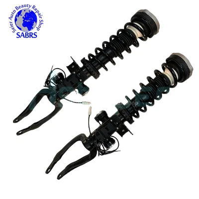 2x Front Shock Absorbers w/EDC For BMW F01 F02 F07 F10 535i 740Ld 750i xDrive - Image 1 of 4