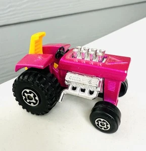 1972 Vintage Matchbox #25 Mod Tractor Purple Made In England Farm Equipment Toy - Picture 1 of 6