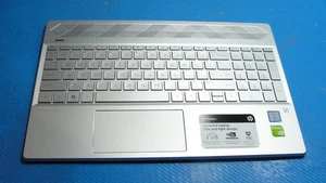 HP Pavilion 15-cs0073cl 15.6" Palmrest w/Touchpad Keyboard Backlit 2HG7BKATP90 - Picture 1 of 7
