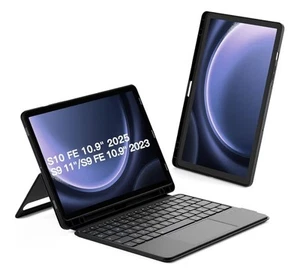 Keyboard Case for Samsung Galaxy Tab S10 FE/S9 FE 10.9"/S9 11" - Picture 1 of 8