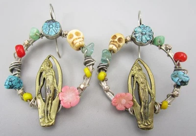 PENDIENTES SWEETBIRD SWEET BIRD STUDIO ESTERLINA "SERENIDAD NATIVA" RET $144 Foto 1 de 3