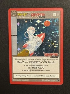 MetaZoo Cryptid Con Lexington 2021 Dingbelle in Space Holo completo promoción - Imagen 1 de 2