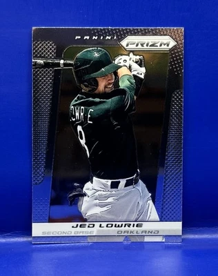 Panini Prizm Base Jed Lowrie Oakland Athletics #17 2013 Foto 1 de 2