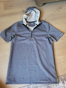 NWOT Under Armour Hoodie Mens Short Sleeve Celiant 1/4 Zip Heather Gray SMALL - Picture 1 of 4