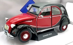 Solido 1/18 Scale S1805013 - 1982 Citroen 2CV6 Charleston - Black/Burgundy - Picture 1 of 5