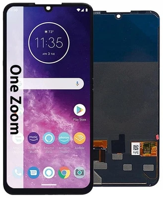 Für Motorola Moto One Zoom XT2010 Display Komplettes Bildschirm LCD + Touch  - Bild 1 von 4