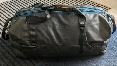 Vintage Patagonia Black Hole Duffle Bag Made In USA Black Shoulder Straps Large - Image 1 of 4