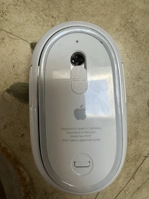 Apple Magic Mouse (Model A1197) – Wireless Bluetooth – White & Silver - Image 1 of 2