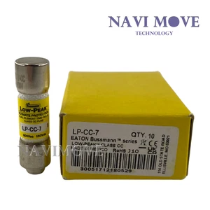 10PCS New Genuine Bussmann LP-CC-7 LPCC7 7A 600V Time-delay Fuse Shipped from US - Picture 1 of 3