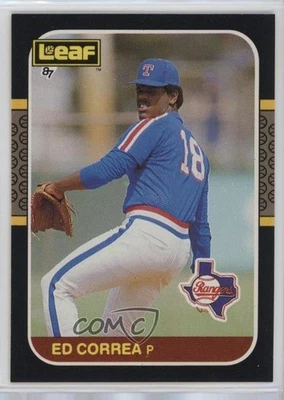 1987 Leaf Canadian Ed Correa #145 Rookie RC - Image 1 of 2