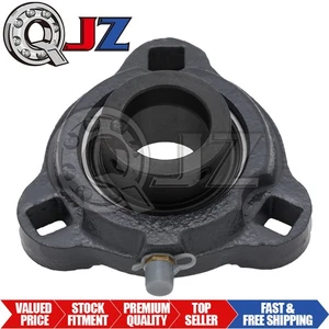 [1er-Pack] SATRD207-22 Gusseisen 3-Schrauben Flanscheinheit fettbar [1-3/8 Zoll Bohrung] - Bild 1 von 7