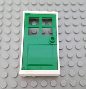 LEGO Marco Blanco 1x4x6 con Pieza de Puerta Creador Verde - Imagen 1 de 1