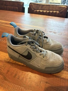 Nike Air Force Grey Suede UK 4 - Picture 1 of 7