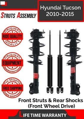 Оригинальные передние стойки и задние амортизаторы Monroe для Hyundai Tucson 2,0 л 2,4 л 2WD 2010-2015 годов выпуска - Изображение 1 из 4