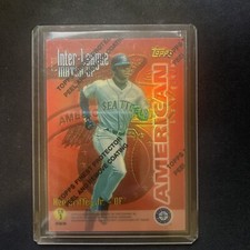 Ken Griffey Jr. Dante Bichette 1997 Topps Inter-League Match-Ups Refractor #ILM3