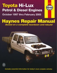 Toyota HiLux (97-05) Haynes Repair Manual - Picture 1 of 4