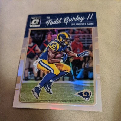 TODD GURLEY II 2016 Donruss Optic SILVER PRIZM #53 LOS ANGELES RAMS - Image 1 of 2