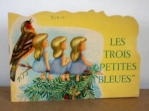 Les trois "petites bleues" Jacqueline Le Sénéchal 1960 collection Charmille - Imagen 1 de 4
