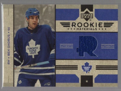 * 2006-07 Upper Deck - Rookie Materials #RM-BO - BEN ONDRUS - Image 1 of 2