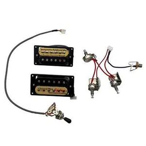 Neu Humbucker Tonabnehmer Whit 2V1T Push-Pull Kabelset für Les Paul Gitarre - Bild 1 von 5