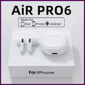 Pro 6 TWS Bluetooth Kopfhörer Wireless Bluetooth Headset Noise Cancelling - Bild 1 von 31