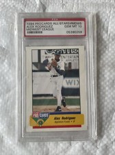 1994 Fleer Procards Midwest League All-Stars Alex Rodriguez RC #5 PSA 10