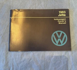 Volkswagen Jetta 1983 manual del dueño edición de gerente de servicio VW - Imagen 1 de 4