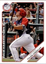 2019 Hagerstown Suns Choice #8 Tyler Cropley McCook Lake South Dakota SD Card