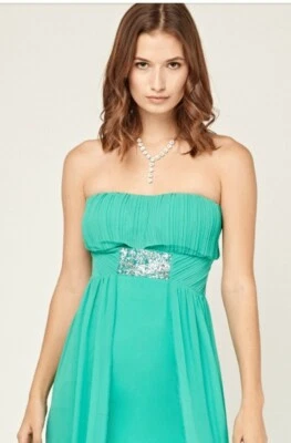 Neuwertiges Brautjungfernkleid Größe 8-10 Uk - Bild 1 von 4