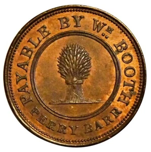 STAFFORDSHIRE. Perry Barr. Penny W. Booth. 1811 W 956 - Imagen 1 de 2