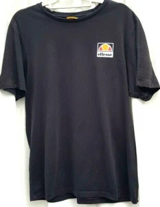 Size XL, chest 42", Black with Ellesse Logo short sleeve T shirt Ellesse - Picture 1 of 3