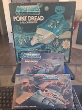 Complete HEMAN MOTU WIND RAIDER 1981 BOX MOTU POINT DREAD 1982 Box With Vehicles