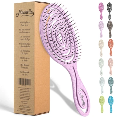 Ninabella Detangling Brush Hair Brush Choose Color No Pulling for Women & Men