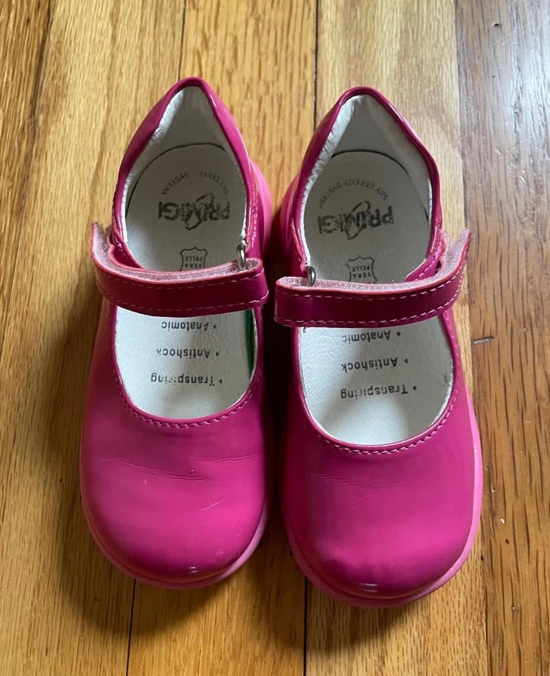 Primigi ZuraToddler Niña Rosa Charol Mary Janes Talla Euro 22/EE. UU. 6,5 Foto 1 de 3