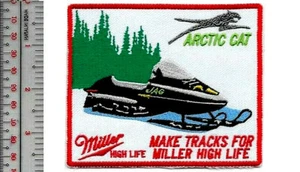 Schneemobil & Bier Arctic Cat Jag & Miller High Life Bier Promo Patch - Bild 1 von 1