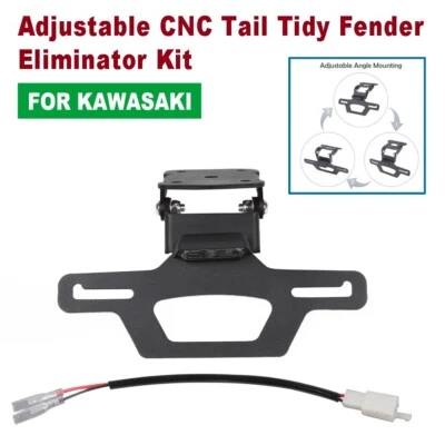 Kit eliminador de guardabarros ordenado cola CNC ajustable para Kawasaki Ninja 650 Z650 17-25 Foto 1 de 4