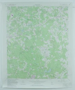 Vintage Snellville Quadrangle Georgia USGS Interior Topographic Map - Picture 1 of 10