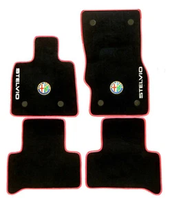 Alfombrillas terciopelo para Alfa Romeo Stelvio - Imagen 1 de 1