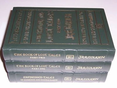 easton press LOST & UNFINISHED TALES OF Númenor and middle-earth J R R Tolkien 3 - Image 1 of 2