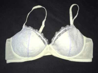 Бюстгальтер балконетный DKNY Demi 36C подростковый легкий сетчатый кружевной - Изображение 1 из 4