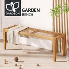 Gardeon Outdoor Garden Bench Seat Dining Acacia Wood 2-seater Patio Furniture