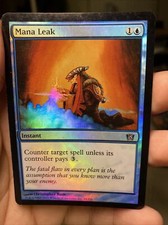 Foil Mana Leak 8TH Edition MTG PL Card
