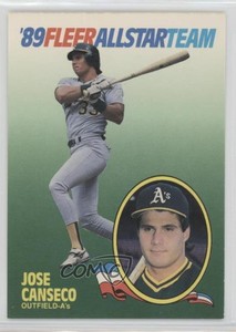1989 Fleer All Star Team Jose Canseco #2
