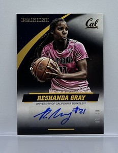 Reshanda Gray 2015 Panini Cal BLACK AUTO #d 2/10 Golden Bears SP LA Sparks RC