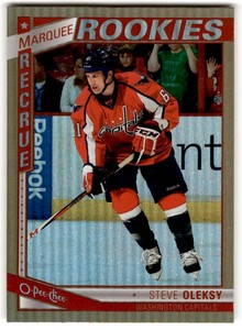 2013-14 O-Pee-Chee Rainbow Steve Oleksy Rookie #535 Washington Capitals