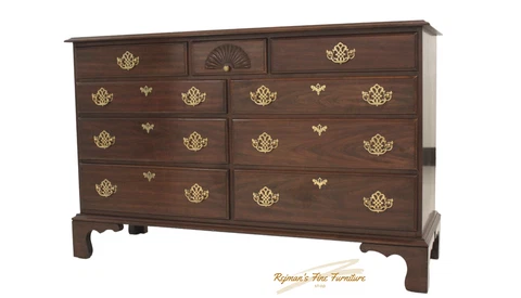 Harden Solid Cherry Chippendale Style Chest of Drawers Cover