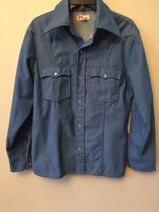 Vintage Levis Orange Tab Western Shirt Size M - Picture 1 of 8